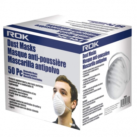 50Pcs  Disposable Dust Mask  435001