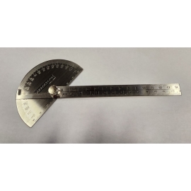 Protractor 7.5 inch 1/2 round (74120CP)