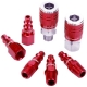 776216  Red Coupler & Plug Kit 1/4in, 7pc