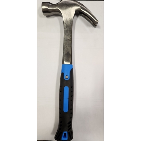 Solid steel 1 pc Steel 16oz claw hammer (HAM16)