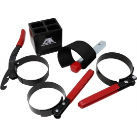 Oil filter wrench set with stand CTA4324