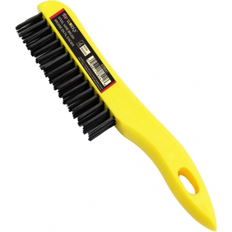 BROSSE FIL 4 RANGES ACIER AVEC GRATTOIR 733033