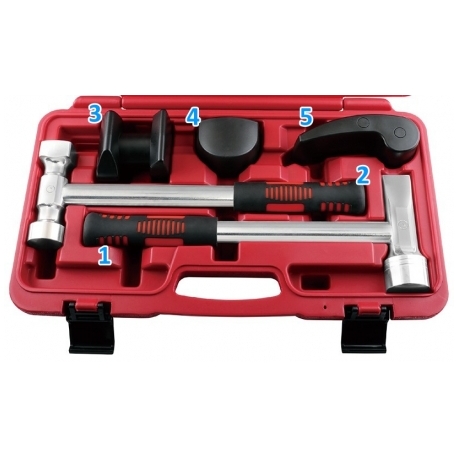 Aluminum Body hammer and dolly kit KA3816