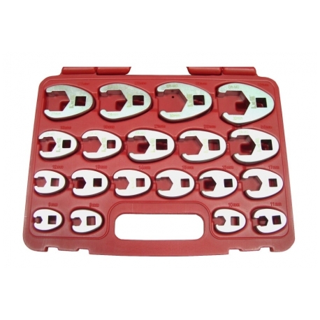 19 piece professional crowfoot wrench set KA-7311K-19M