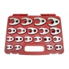 19 piece professional crowfoot wrench set KA-7311K-19M