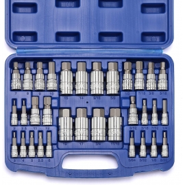 33 piece male hexagonal socket set BT13355A