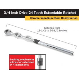 TITAN 3/4'' extendable ratchet 12072T