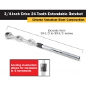 TITAN 3/4'' extendable ratchet 12072T