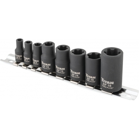 8 pc external Torx Plus socket set 17418