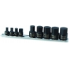 9pc stubby metric hexagonal socket set 16141