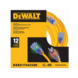 Dewalt 100' 12 gauge all purpose use extension cord 177443100