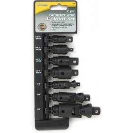 7 piece adapter and U Joint set Titan 17408