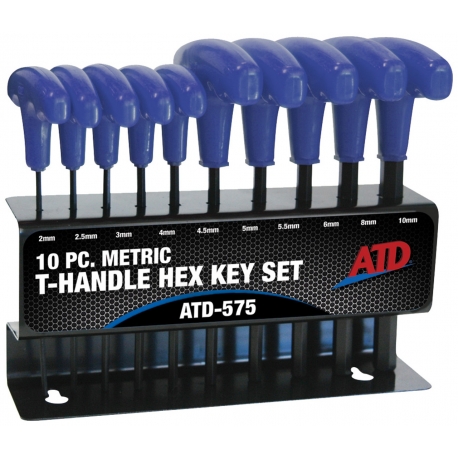 T handle hexagonal wrench set ATD575