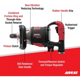 Vibrotherm 1'' Aircat impact wrench 1993-1-VXL