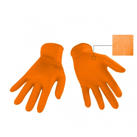 Gants verts en nitrile textures DNT1G6L