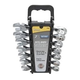 Titan tools 7 pc stubby wrench set 17374