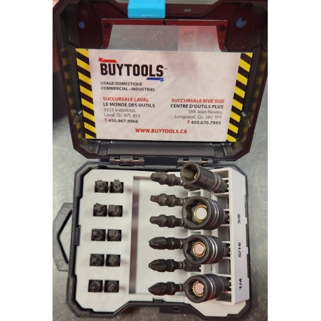 20pc various impact bit set 0410-2004