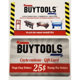 Buytools Gift card (cert25)