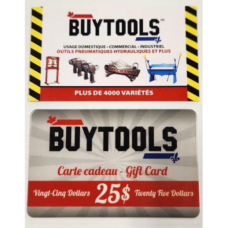 Buytools Gift card (cert25)