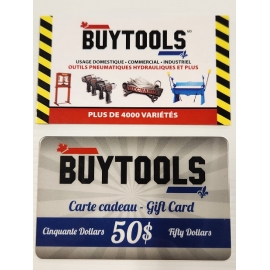 Buytools gift cards 50$ (cert50)