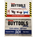 Buytools gift cards 50$ (cert50)
