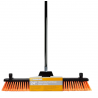 24" Heavy Duty Push Broom "60"" Metal Handle"  177774