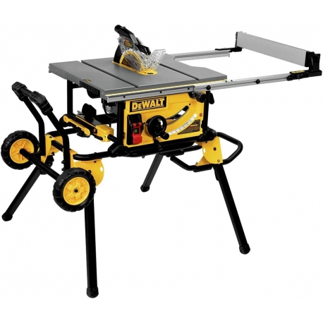 DEWALT Scie à table de 25,4 cm, capacité de déchirure de 81,3 cm (DWE7491RS)