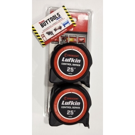 Lufkin Control Series 25' Crescent 2 pack  L1025CSET2