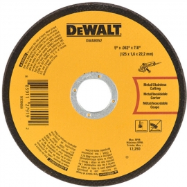 50pc DeWalt XP Aluminum Oxide Metal Abrasive Wheel, 5 in.