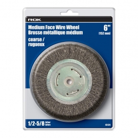 Medium face wire wheel 6'' 45124