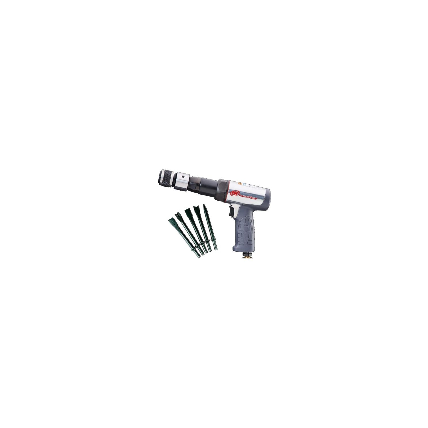 HIFESON 150 Short Barrel Air Hammer Kit With Quick Change Chisel Retainer And 4-Piece Chisels