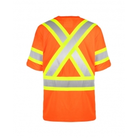 Hi-Vis reflective band short sleeve T-shirt 116524ORXL