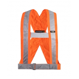 High visibility suspender / sash, Orange 4'' 451004OR