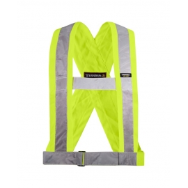 High visibility security sash suspenders 451004YL