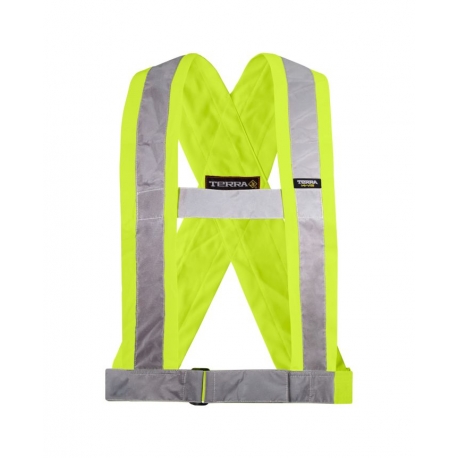 High visibility security sash suspenders 451004YL