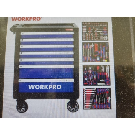 Workpro 255pc tool cabinet kit 209037