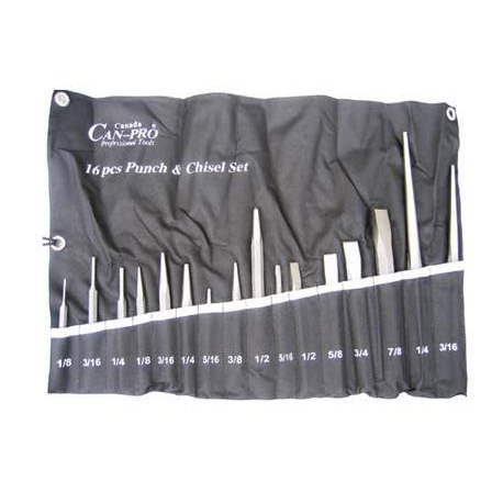 Can Pro Punch and Chisel set 16pc