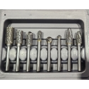 8 piece double cut carbide burr set (CRF8)