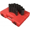 Double square impact socket set 13pc  2858