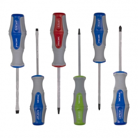 6pc various screwdriver set 64082