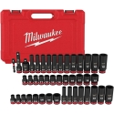 Milwaukee Socket Set MET & SAE IMP 3/8IN 49-66-7009