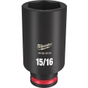 MLW49-66-6128 Milwaukee Tool SHOCKWAVE Impact Duty 3/8"Dr 15/16" Deep 6 Point Socket