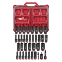 MLW49-66-6805 Milwaukee Tool SHOCKWAVE Impact Duty Socket 3/8” Dr 36PC PACKOUT Set