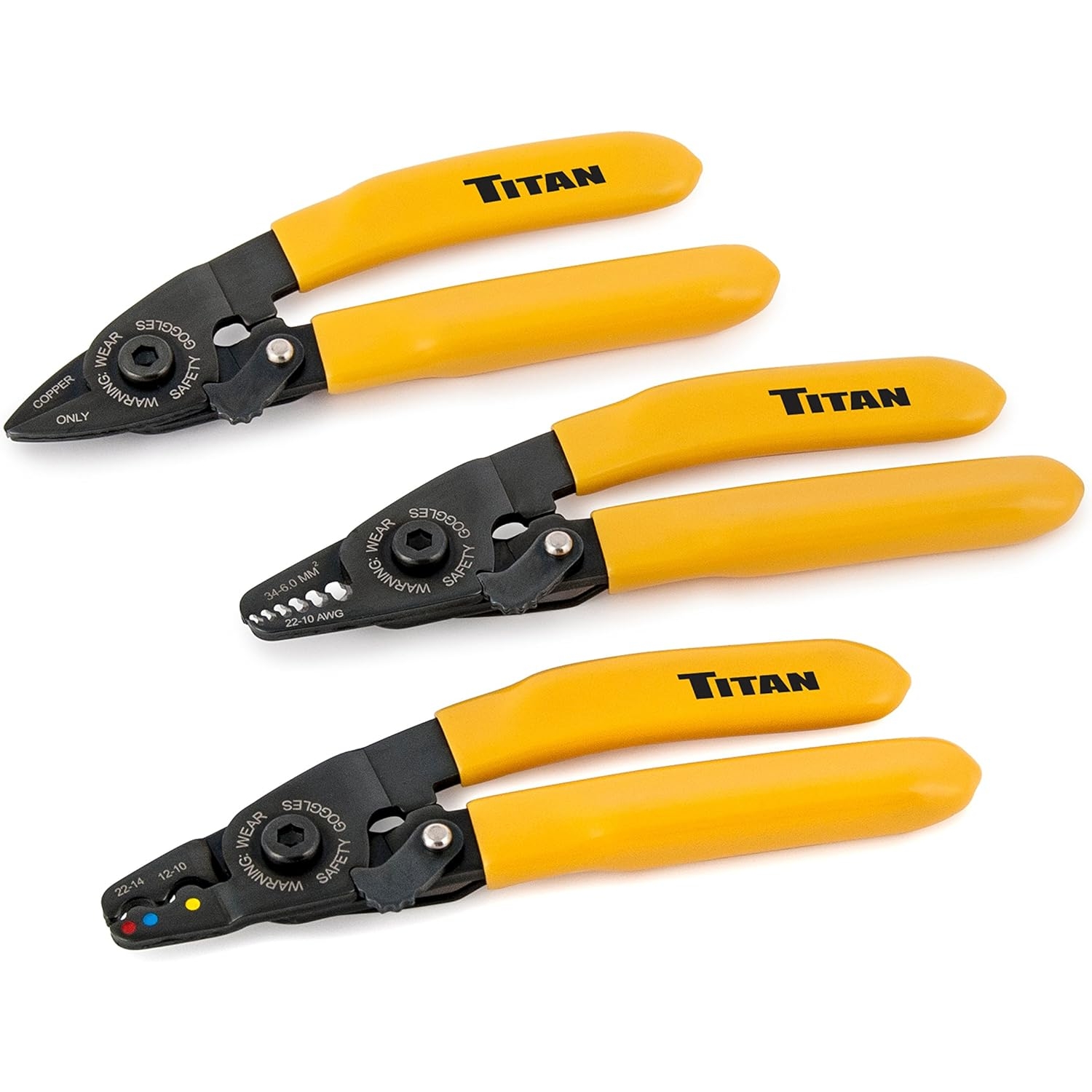 Set of 3 electrical tools Titan 11476
