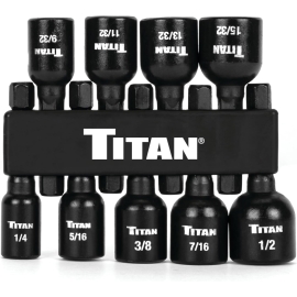 Titan 9 pc magnetic nut setter SAE 16148