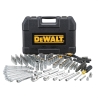 DeWalt Drive Socket Set For Mechanics, 200-Piece, 1/4" & 3/8" & 1/2" Mm/SAE dwmt75000