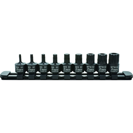 Astro tool 9pc Nano triple square spline socket set 94409TS