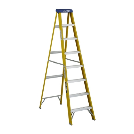 8' LITE grade 1 fiberglass stepladder 560897