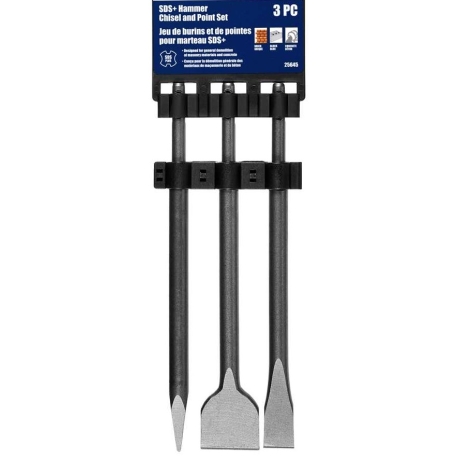 3 pc SDS plus chisel set 25645