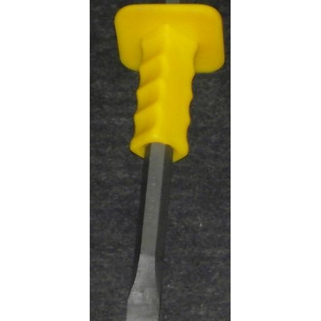 Brick Chisel 12 inch Long with 1 inch Head with Protective Head.